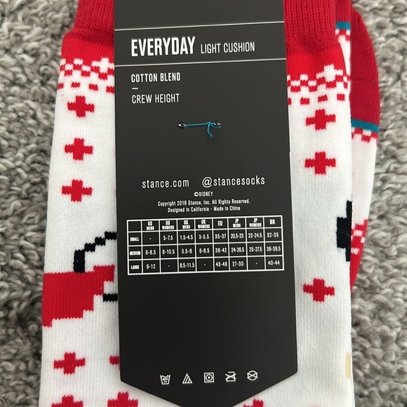 Disney - Holiday Minnie Mouse Stance Socks (L) - Picture 4 of 4